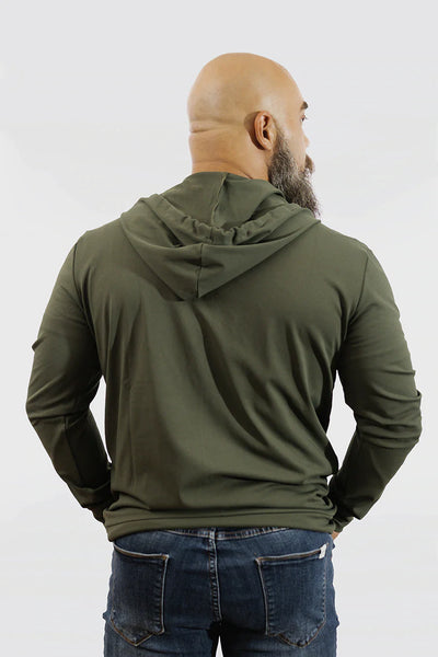 Stealth Hoodie Full Zip - Rifle - photo from back #color_rifle