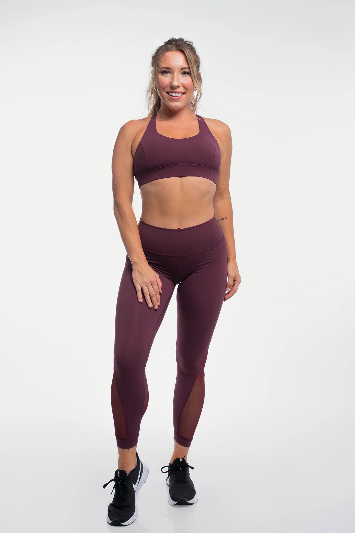 Luna Leggings - Plum - photo from front #color_plum